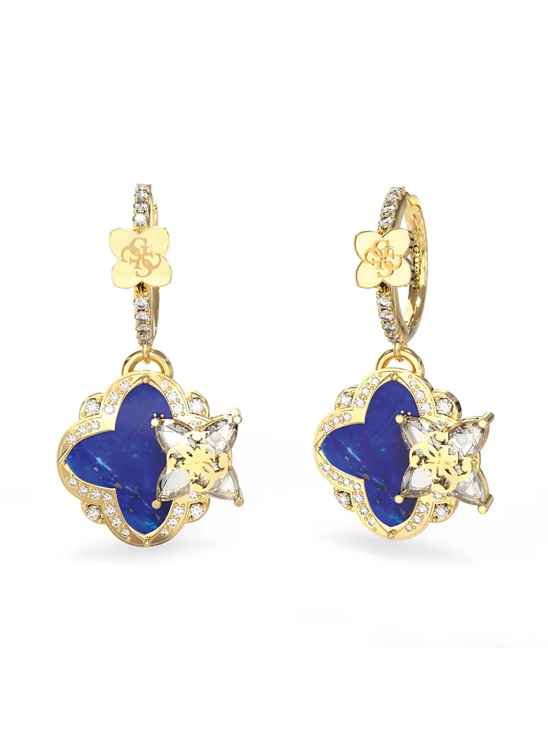 GUESS Wild Flower Logo Earrings