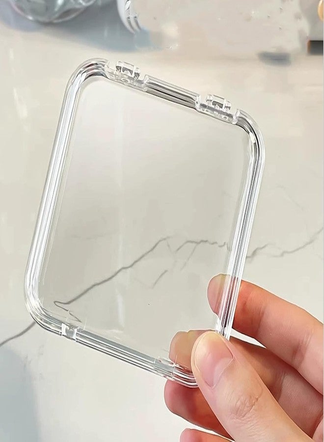 CHIRANSI Transparent Mini Bracelet Storage Box For Women,Acrylic Jewelry Storage Organizer,Multi Purpose Storage Case For Earrings, Bracelete, Rings, Necklace And Nails (10) - Image 1