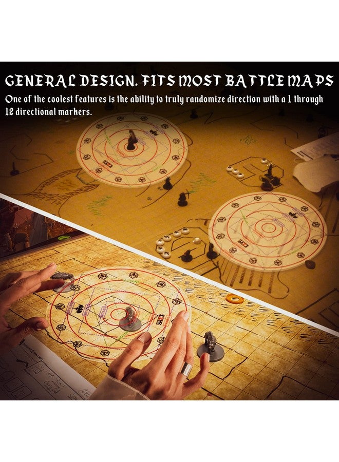 CZYY Upgraded Spell AOE Damage Template Extra Large to 30' Cube & 30' Cone, Acrylic D&D Area Effect Marker with Gift Box - Perfect Tabletop RPG Gaming Accessories, Tools for Dungeons and Dragons, TTRPGs - Image 4