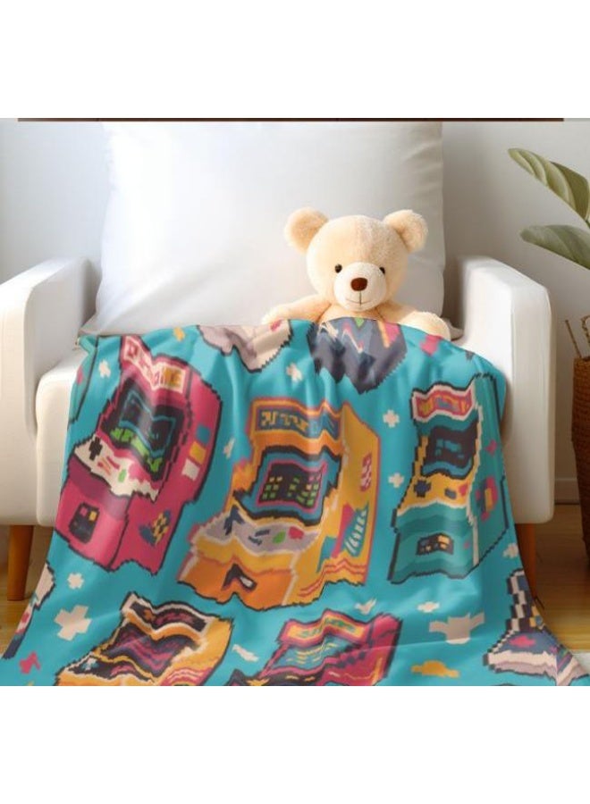 general Baby and children's cartoon flannel thin blanket (warm and comfortable, suitable for sleep, game use) 70cm*100cm - Image 3