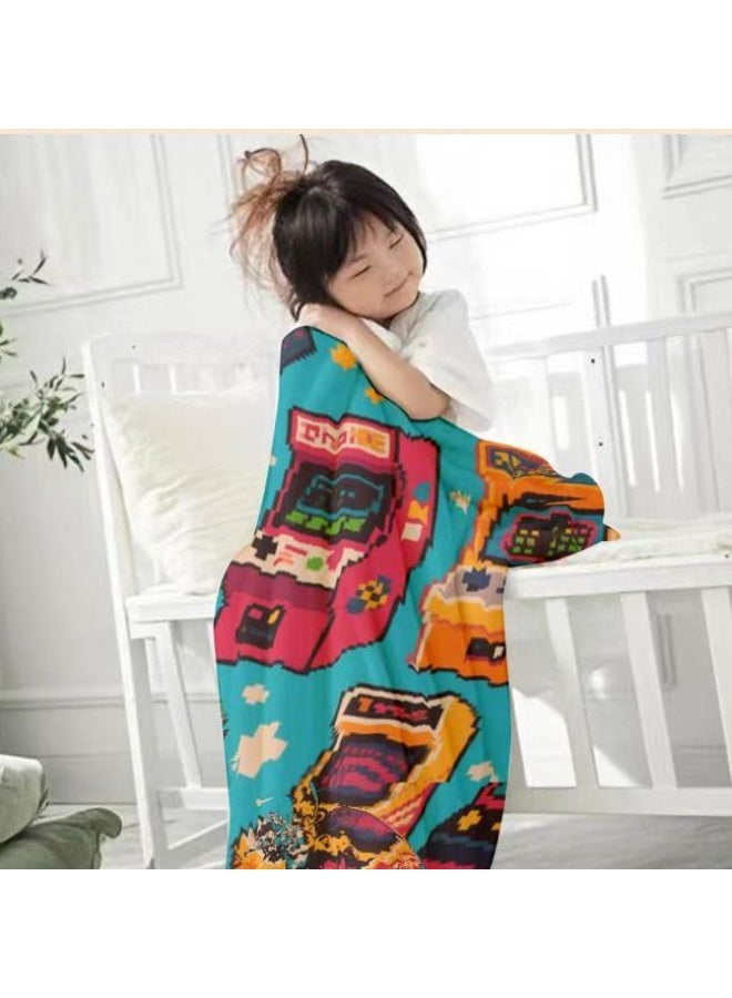 general Baby and children's cartoon flannel thin blanket (warm and comfortable, suitable for sleep, game use) 70cm*100cm - Image 2