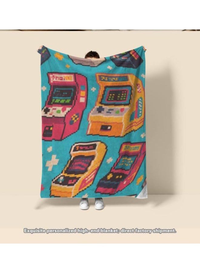 general Baby and children's cartoon flannel thin blanket (warm and comfortable, suitable for sleep, game use) 70cm*100cm - Image 1