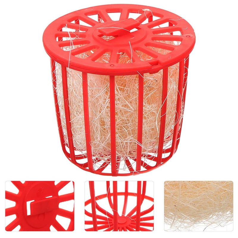 4 Pcs Parrot Nesting Boxes Bird Breeding Nest Basin with Perch and Ladder - Image 4