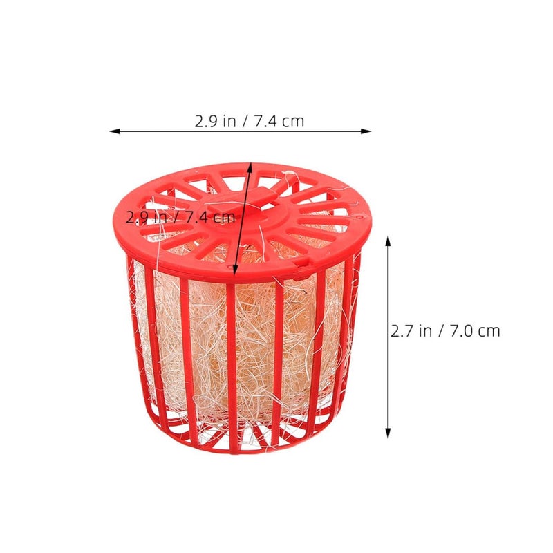 4 Pcs Parrot Nesting Boxes Bird Breeding Nest Basin with Perch and Ladder - Image 5