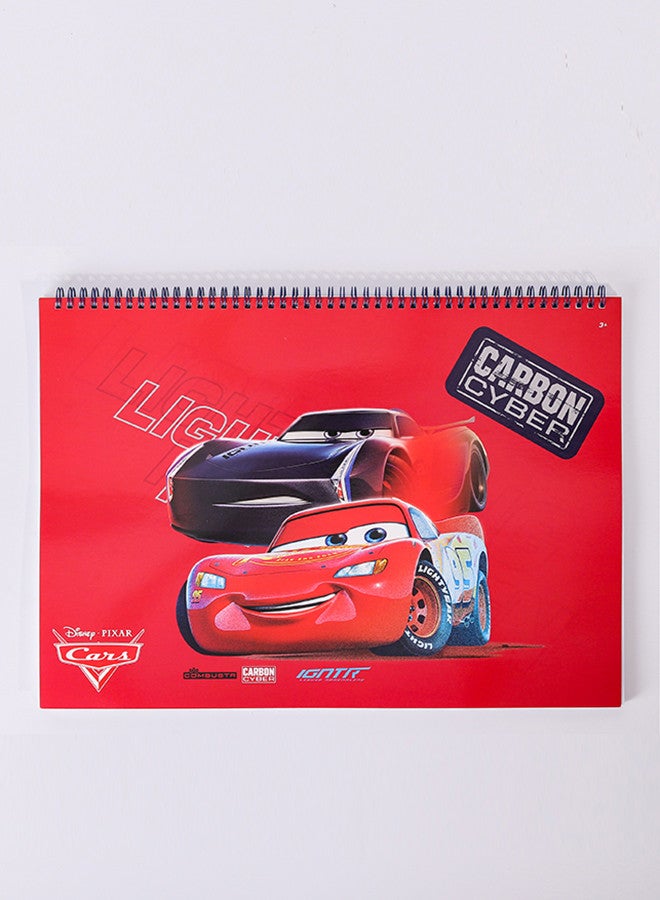Trucare Red Cars Spiral Notebook Printed - Image 1