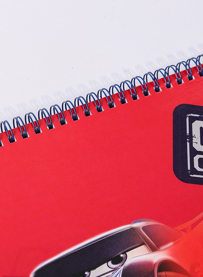 Trucare Red Cars Spiral Notebook Printed - Image 2
