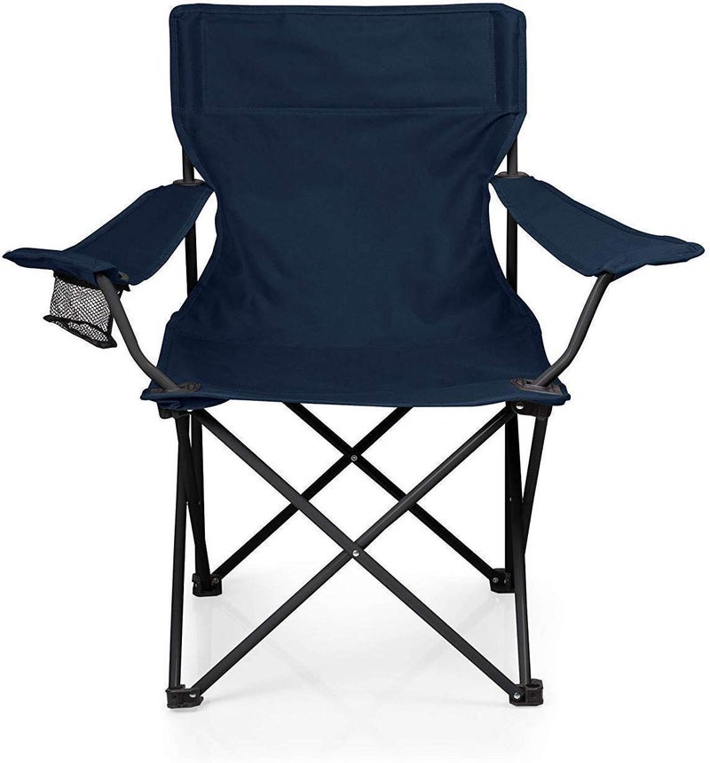 LADILA Polyester Portable Folding Camping Collapsible Big Chair Multicolour - Image 1