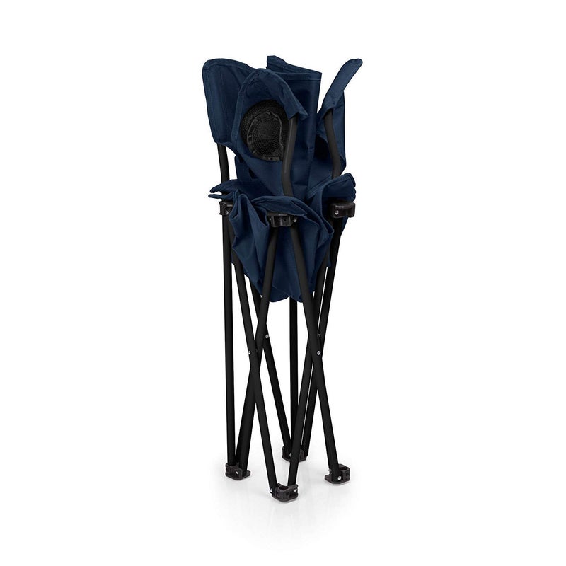 LADILA Polyester Portable Folding Camping Collapsible Big Chair Multicolour - Image 3