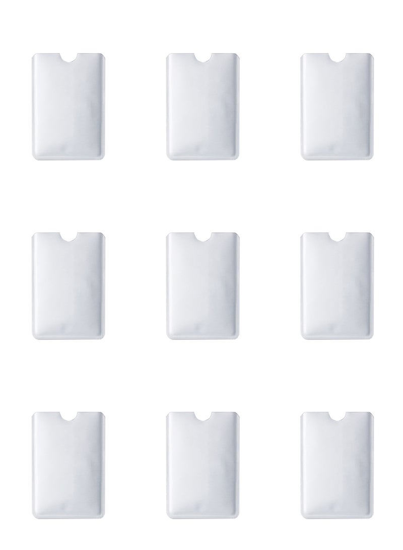 RFID Blocking Card Sleeves, Anti-Magnetic NFC Shielding Aluminum Foil Card Protectors, 9 Pack - Image 1