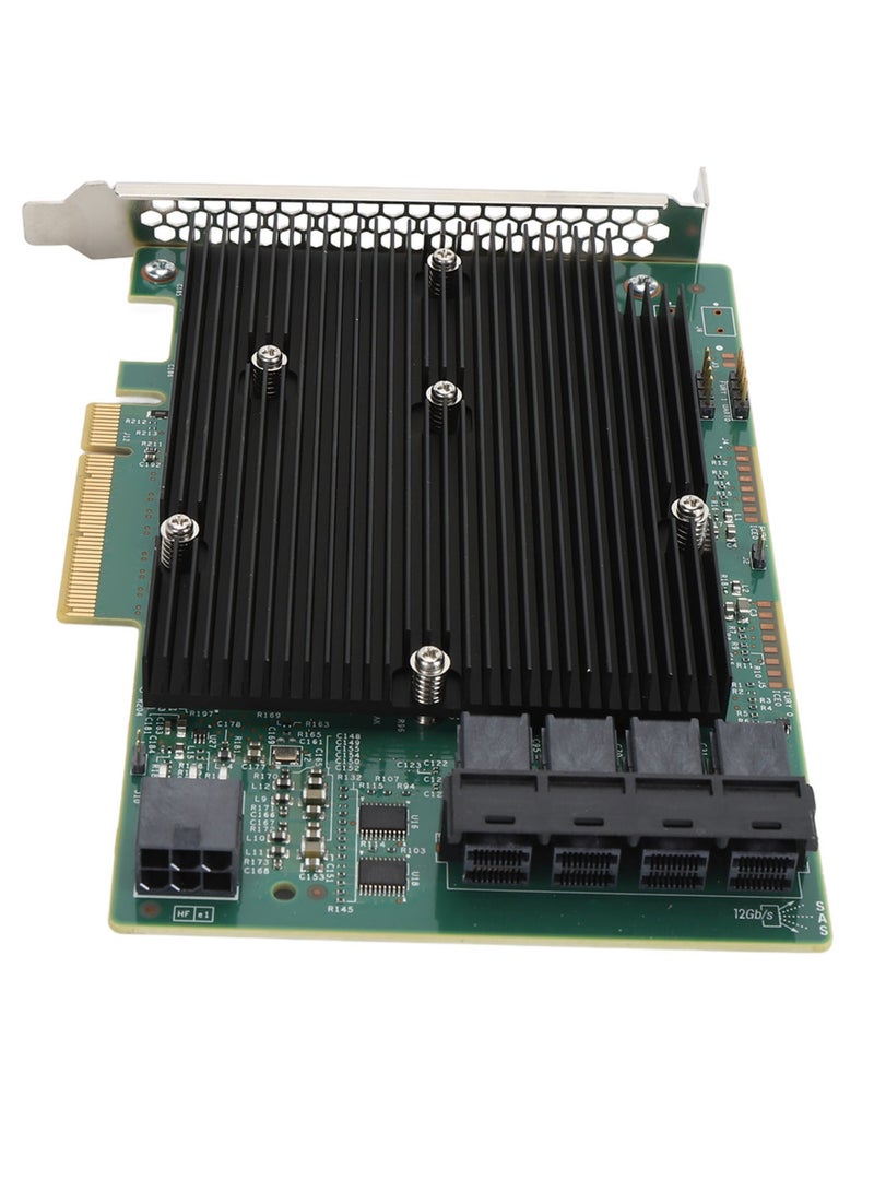 LSI SAS 9300 16I HBA Card 12Gbps 16 SATA SAS Port HBA Controller Card for Windows for Linux for VMware for FreeBSD  - Image 1