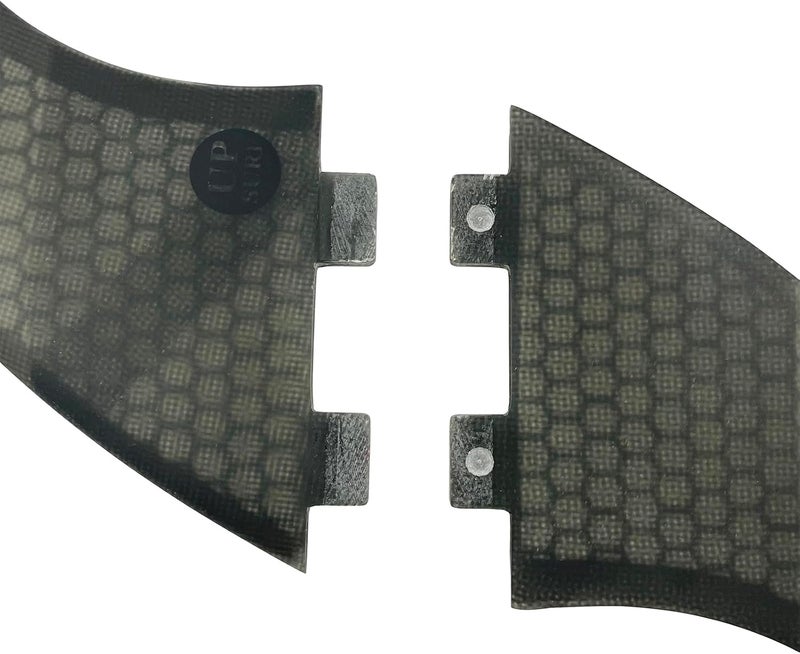 UP SURF Surfing 3fins S Size Double Tabs Surfboard Fins Base Tri fins Surfboard Thrusters Fiberglass Honeycomb - Image 4