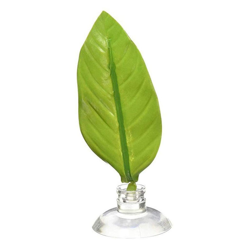 Fish Bed Decorative Hideouts with Suction Cup Green Hideaway Decor for Aquarium Terrarium Ornaments - Image 1