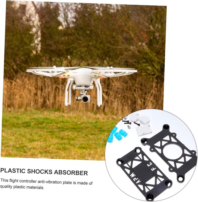 Black Vibration Damping Mounts Pads for Drone Flight Controller Shock Absorber - Image 4