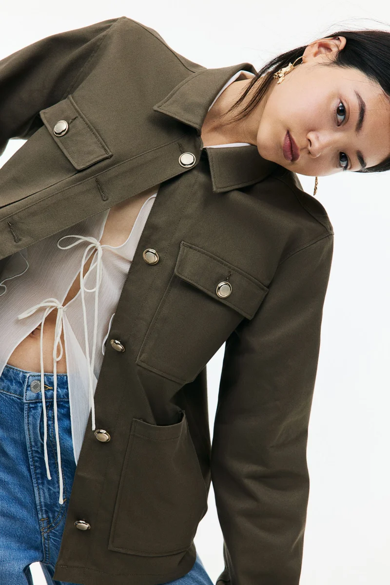H&M Cotton utility jacket