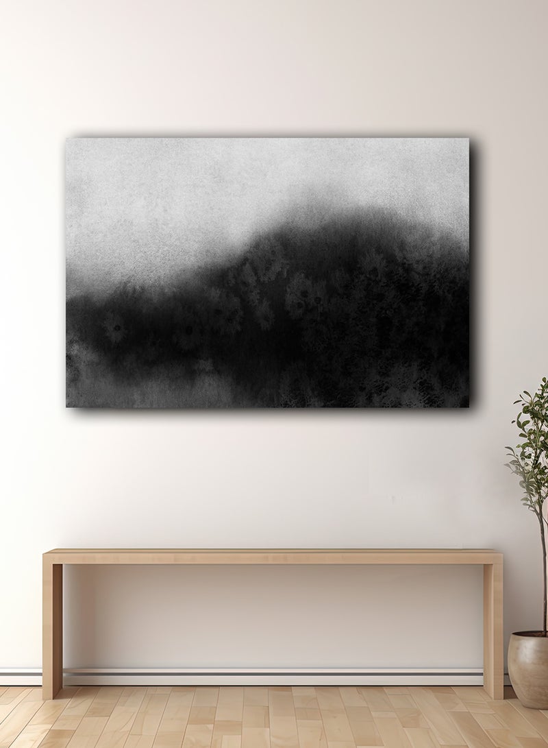 لوحة كانفاس على إطار خشبي بتصميم بقعة مظلمة - Image 2