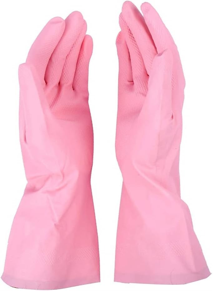 Spontex Sensitive Small Gloves Natural & Synthetic Latex Pink - Image 2