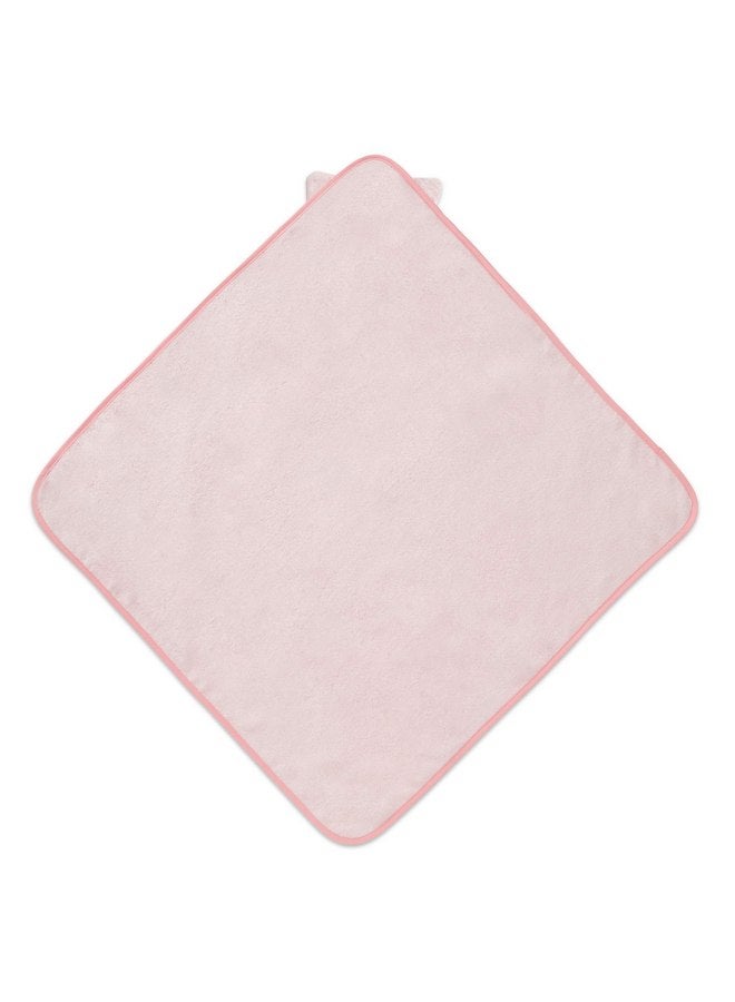 Delta Children Baby/Infant Hooded Bath Towel - Super Soft and Absorbent- Newborn Essential - Ideal Baby Registry/Shower Gift for Boys and Girls, Pink Cat - Image 4