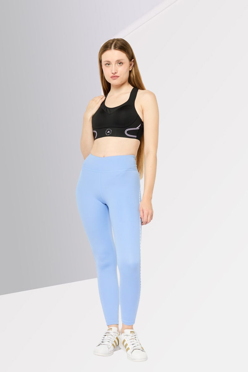 Adidas by Stella McCartney Women Brand Logo Asmc True Pace High Support Sports Bra, Black - Image 2