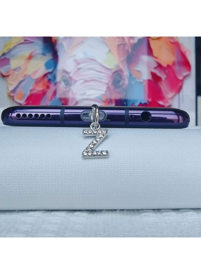 مقبس غبار الهاتف ماسي بالحرف Z لواجهة أندرويد - هدية مثالية - Image 1