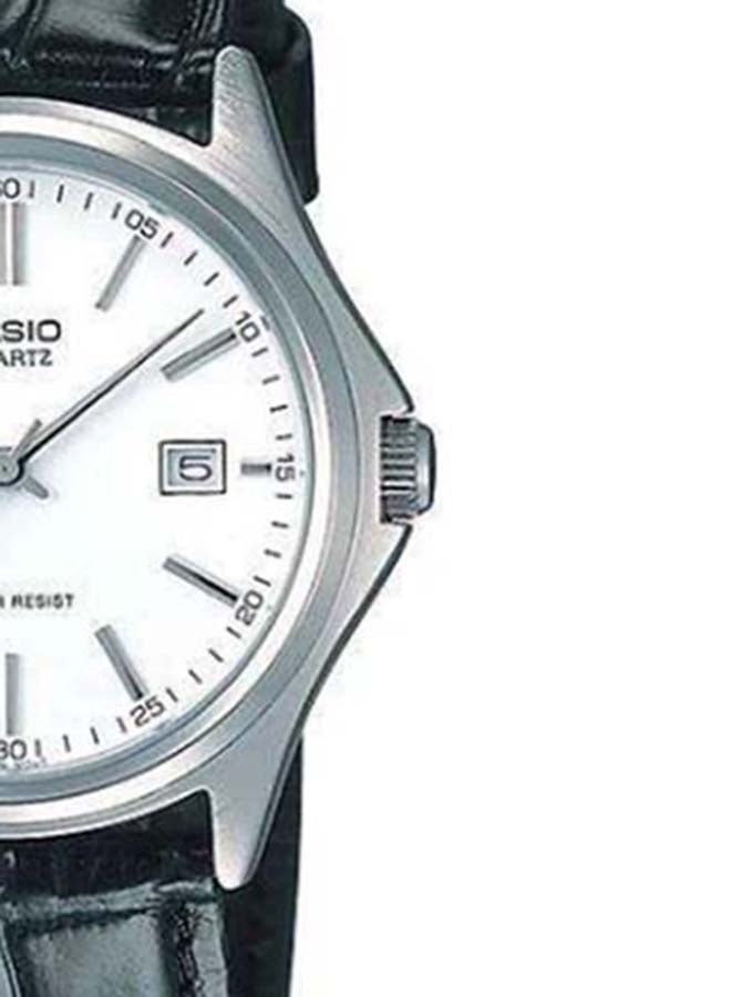 CASIO Men Leather Analog Wrist Watch MTP-1183E-7ADF - Image 3