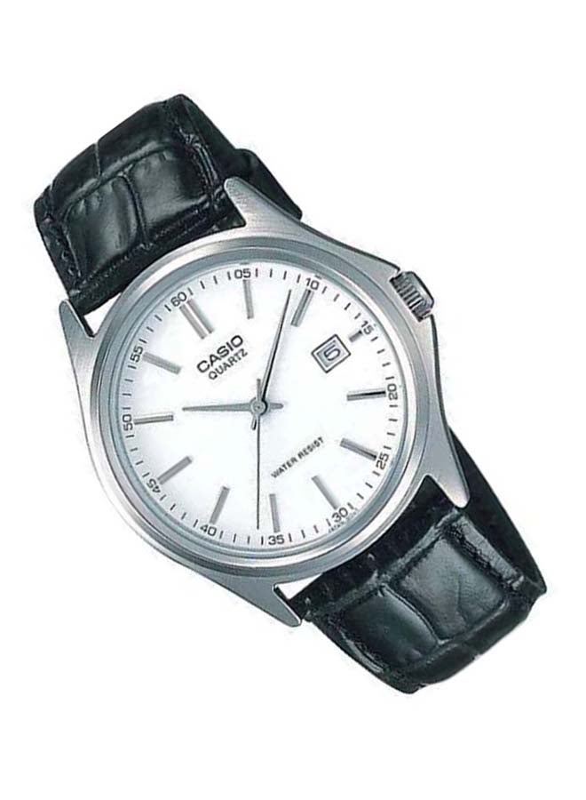 CASIO Men Leather Analog Wrist Watch MTP-1183E-7ADF - Image 4