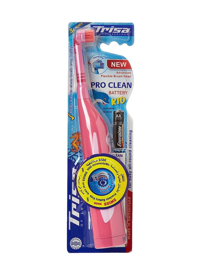 TRISA Pro Clean Toothbrush Battery Advanced Kid - Assorted Colors - Image 1