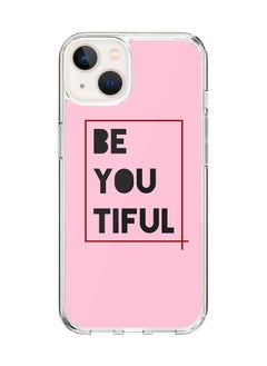 Classic Clear Case for Apple iPhone 14 Hybrid Soft Case Flexible Edges Anti Drop TPU PC Gel Thin Transparent Cover [ Designed for Apple iPhone 14 ] - Beyoutiful Full Print