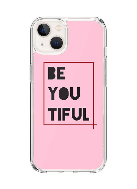 Classic Clear Case for Apple iPhone 14 Hybrid Soft Case Flexible Edges Anti Drop TPU PC Gel Thin Transparent Cover [ Designed for Apple iPhone 14 ] - Beyoutiful Full Print
