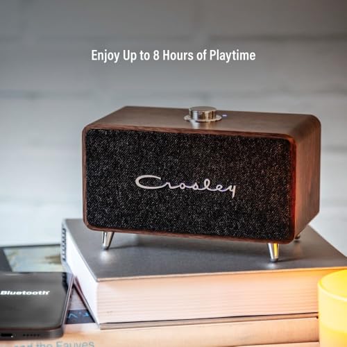 Crosley مكبر صوت محمول قابل لإعادة الشحن بتقنية البلوتوث من كروسلي CR3049A-WA ستانزا، جوز الهند - Image 3