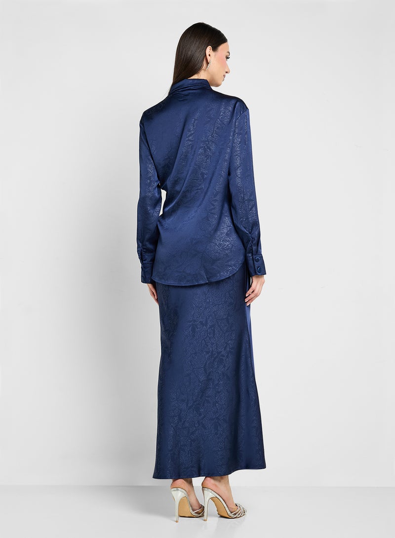 Khizana Printed Top & Skirt Set  - Image 2