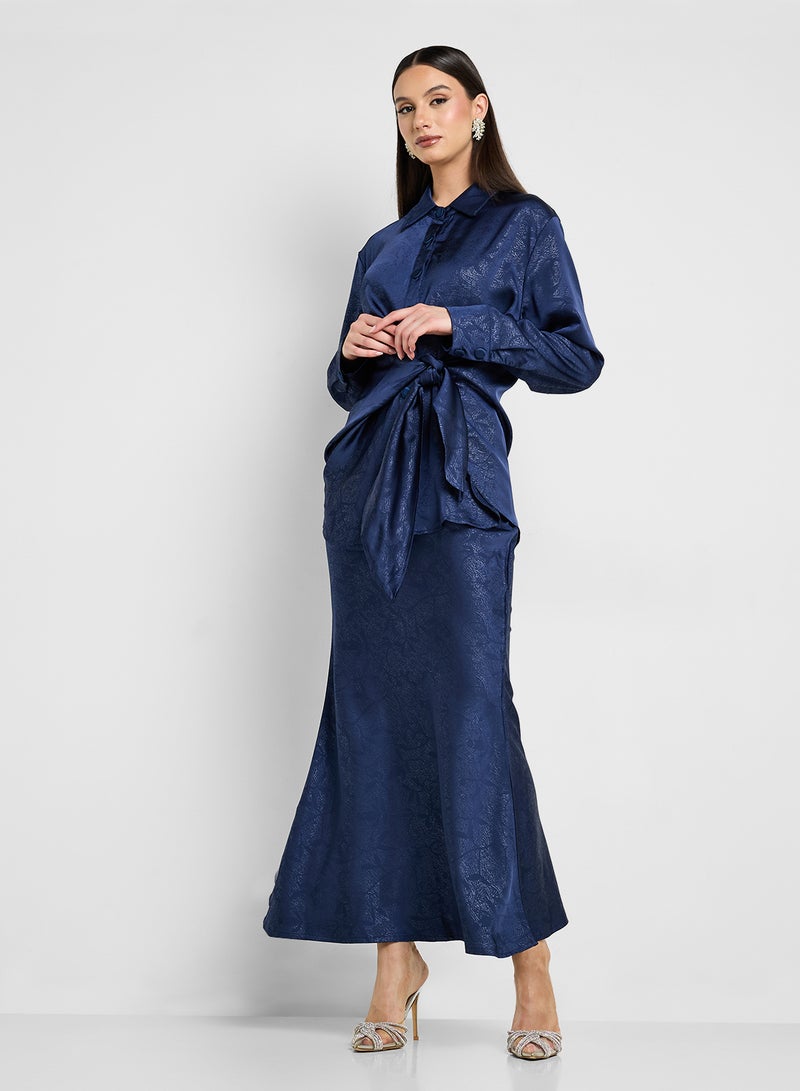Khizana Printed Top & Skirt Set  - Image 1