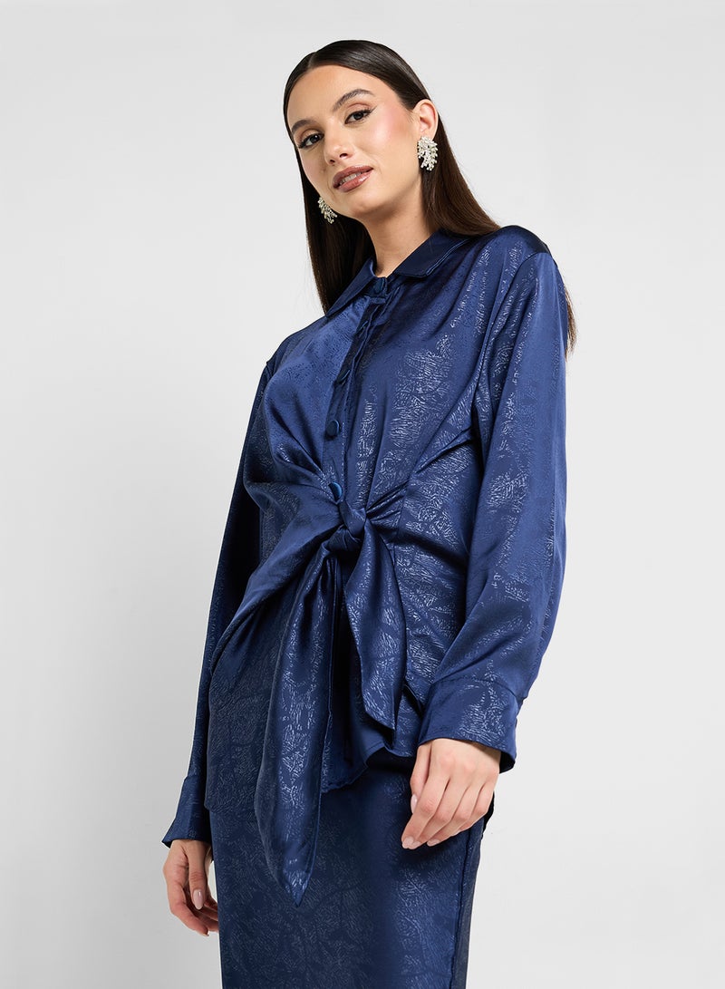 Khizana Printed Top & Skirt Set  - Image 3
