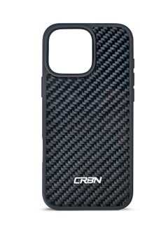 crbn CRBN, Carbon Fiber Phone Case for iPhone 16 Pro Max, Twill, Slim, Lightweight Design, Shockproof, Drop Protection, Carbon Fiber Texture, Anti-Scratch Cover, Non-Slip Grip for Maximum Durability 