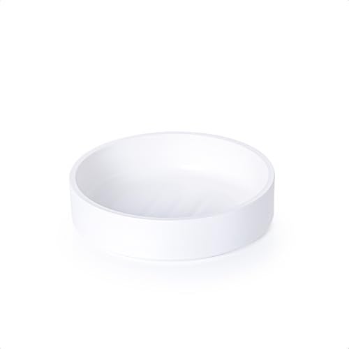 Phoenix Vine 6 Inch Plastic Plant Saucer Water Drip Tray, Heavy Sturdy Round Plant Drainage Tray for Indoors Outdoor, Matte White, 21-TY-6W-1 - Image 1