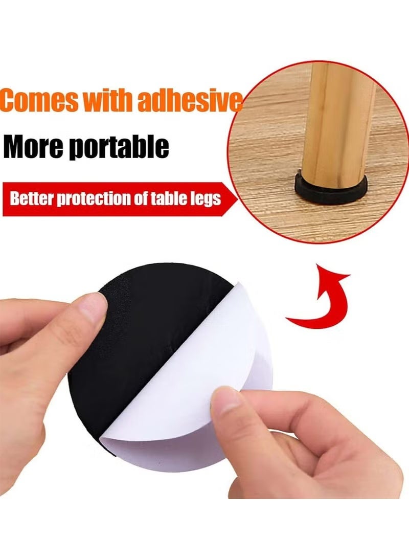 Non Slip Furniture Pads–30 PCS EVA Furniture Protector Self Adhesive Sticky Floor Protector Mat Furniture Grippers Chair Leg Pads Anti Scratch Foam Table Chair Sofa Sticky Floor Mat, Round - Image 2