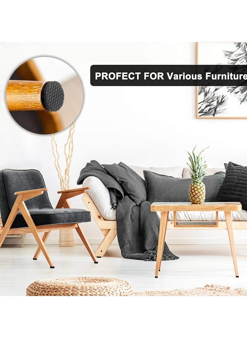 Non Slip Furniture Pads–30 PCS EVA Furniture Protector Self Adhesive Sticky Floor Protector Mat Furniture Grippers Chair Leg Pads Anti Scratch Foam Table Chair Sofa Sticky Floor Mat, Round - Image 5