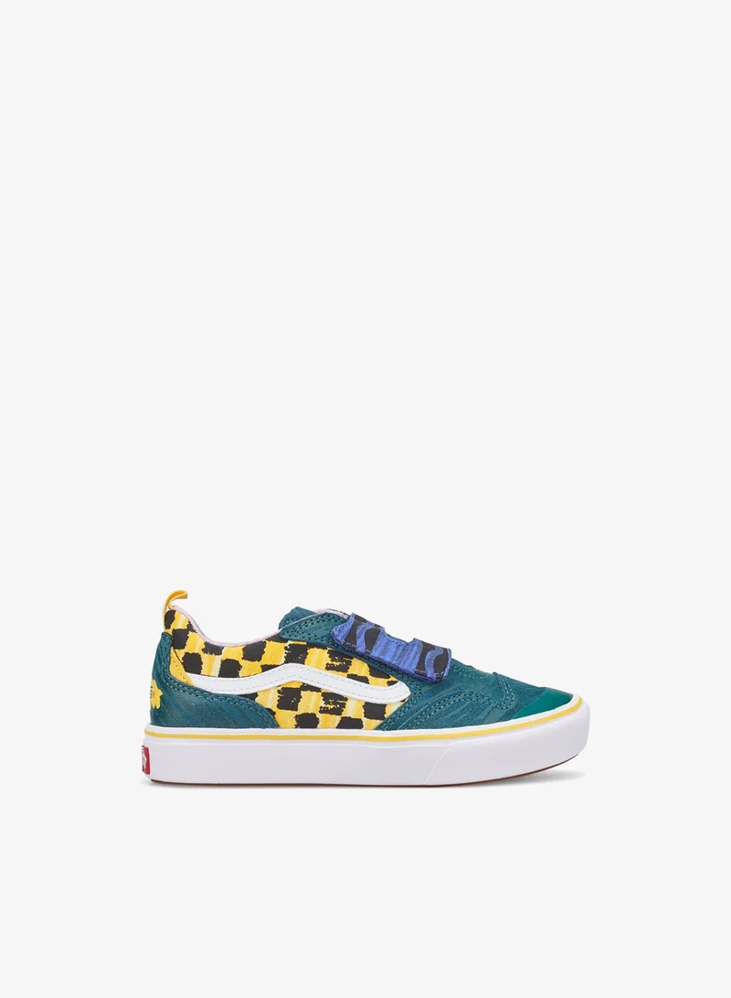 VANS Kids' x Crayola ComfyCush New Skool Velcro Unisex Shoe