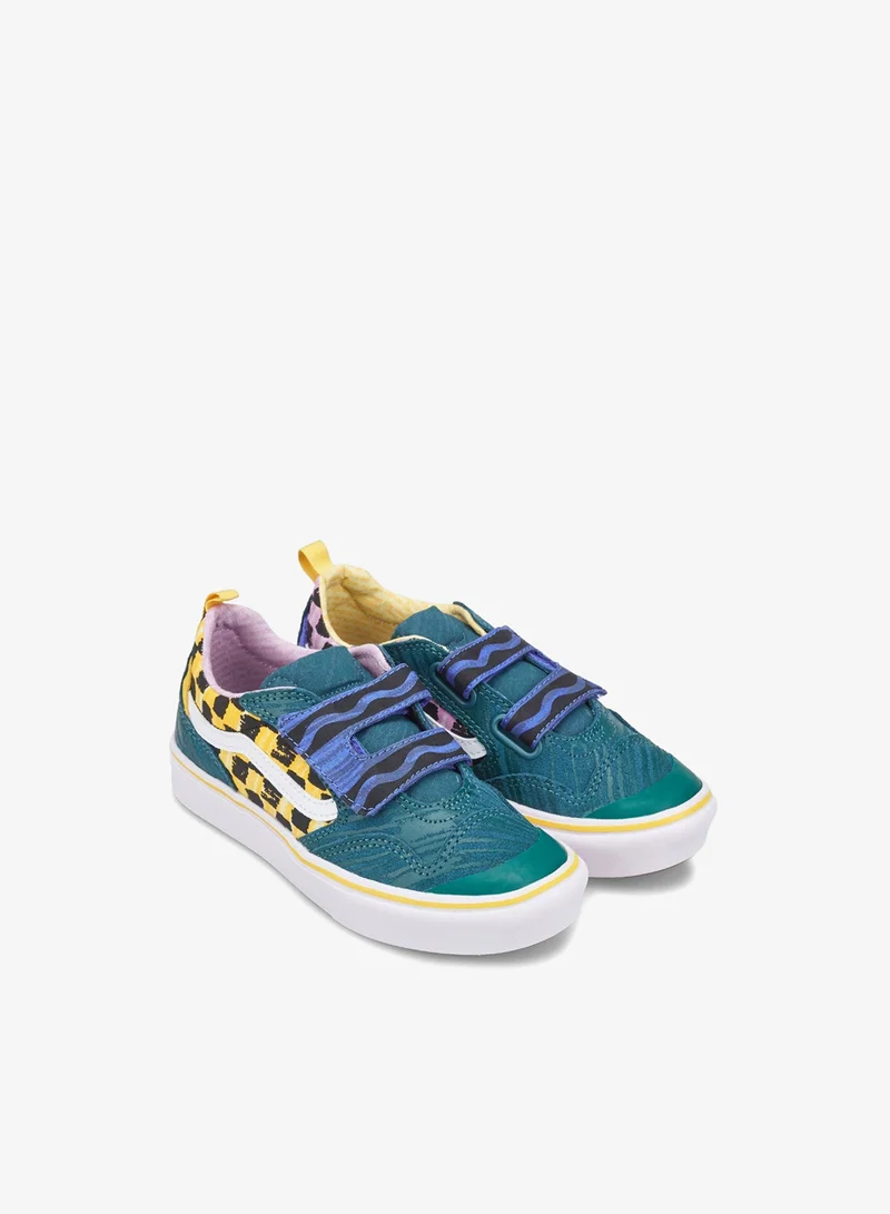 VANS Kids' x Crayola ComfyCush New Skool Velcro Unisex Shoe