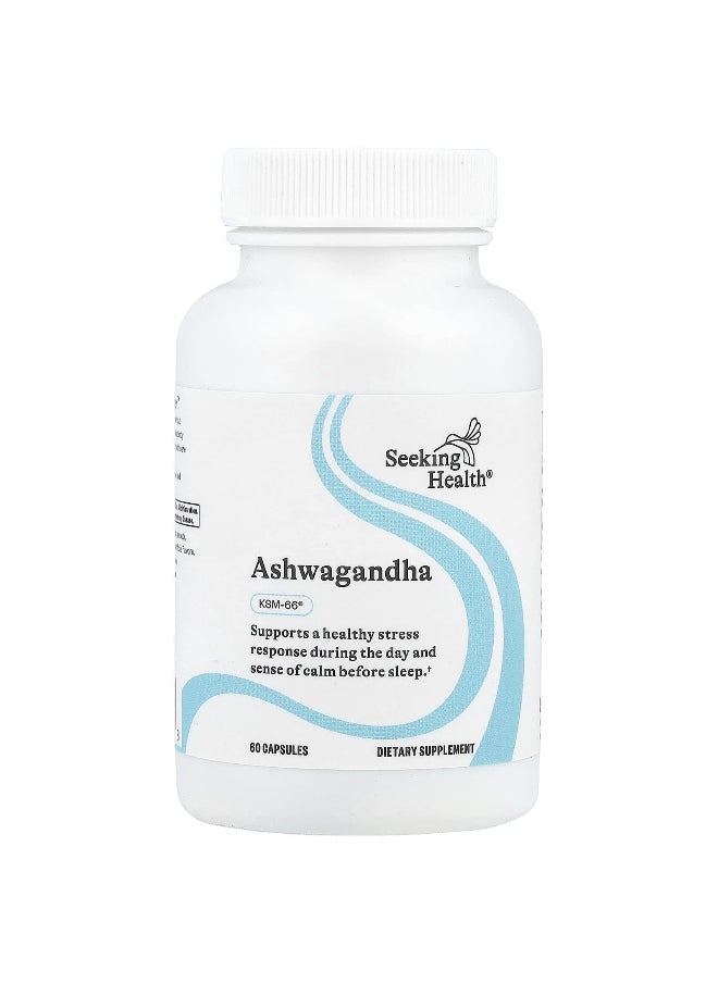 Seeking Health Seeking Health, Ashwagandha, 467 mg, 60 Capsules  - Image 1
