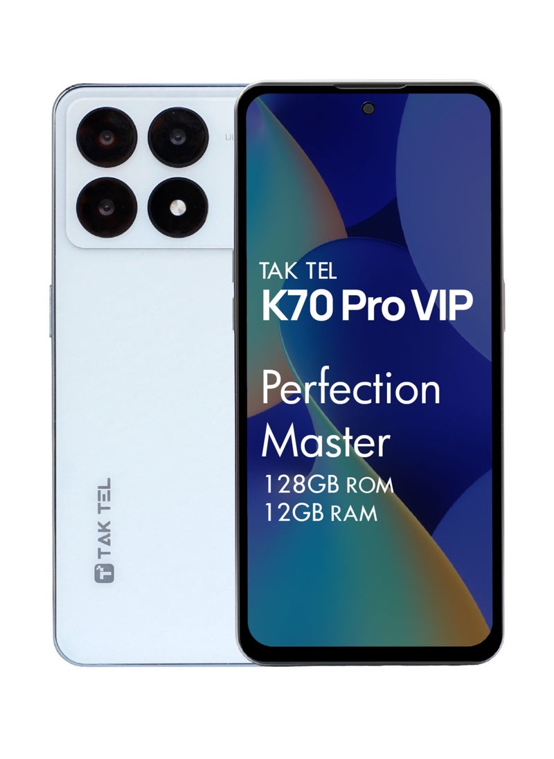 تا كتيل هاتف ذكي Tak Tel K70 VIP، ذاكرة وصول عشوائي 12 جيجابايت - تخزين 128 جيجابايت، كاميرا 16 ميجابكسل، شاشة 6.6 بوصة FHD+  - Image 1