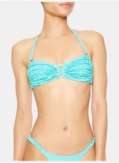 FOREVER 21 Ruffle Halter Bikini Top  - Image 5
