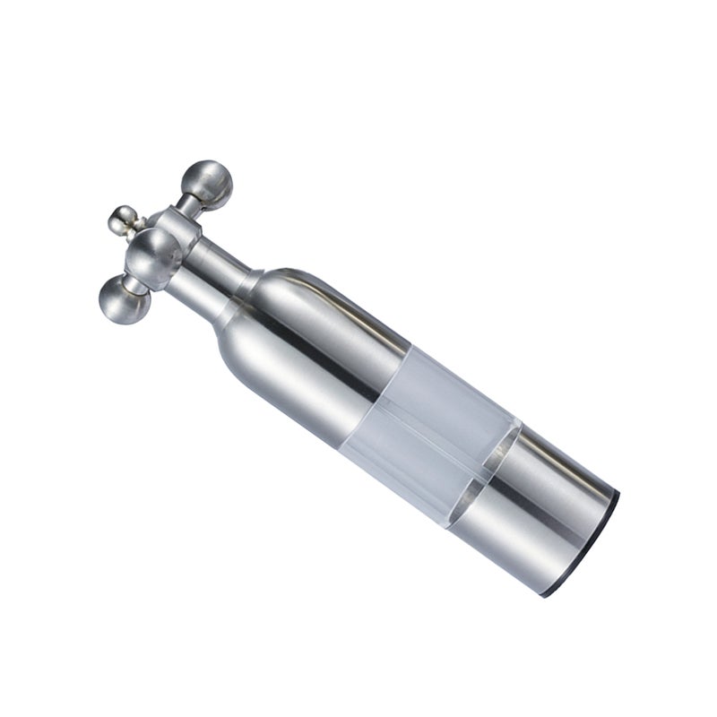 Stainless Steel Pepper Manual Pepper Mill Hand Kitchen Tool - Size L - Image 5