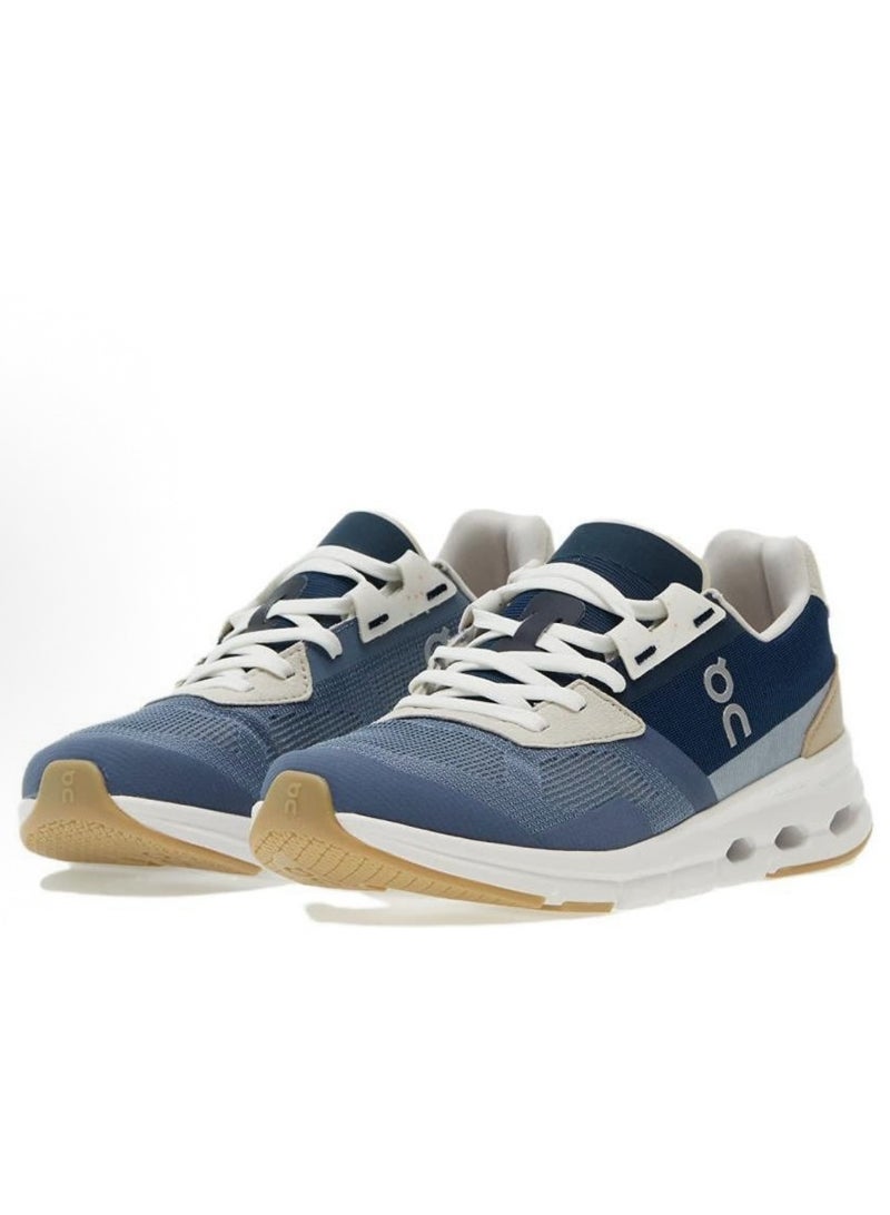 ON cloud rift casual sneakers blue and white khaki  - Image 3