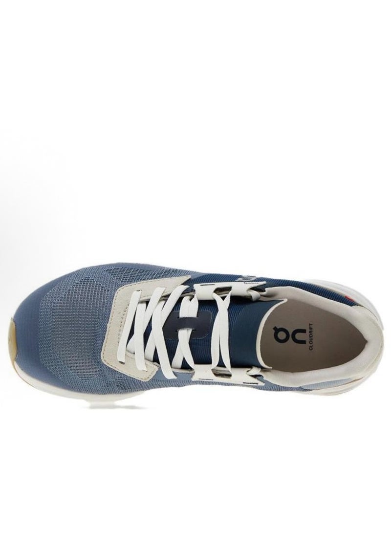 ON cloud rift casual sneakers blue and white khaki  - Image 4