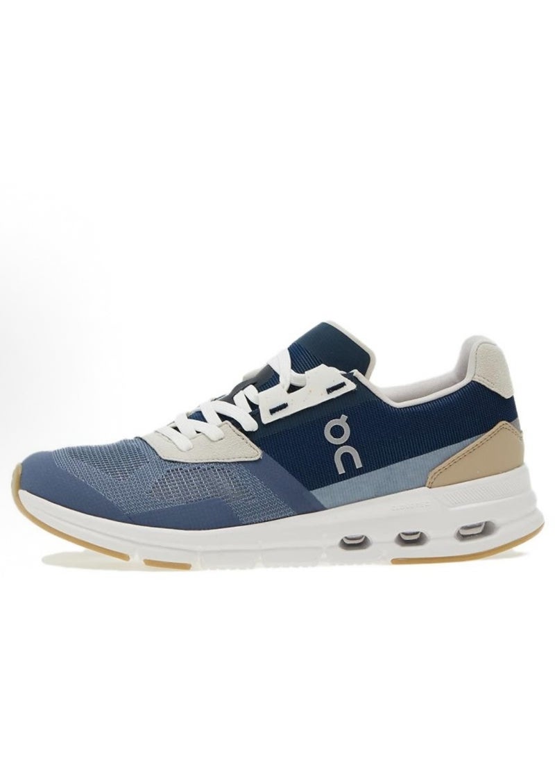 ON cloud rift casual sneakers blue and white khaki  - Image 1