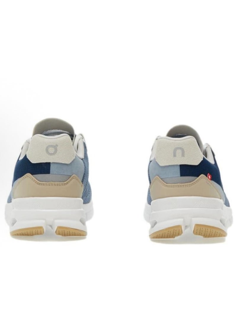 ON cloud rift casual sneakers blue and white khaki  - Image 5
