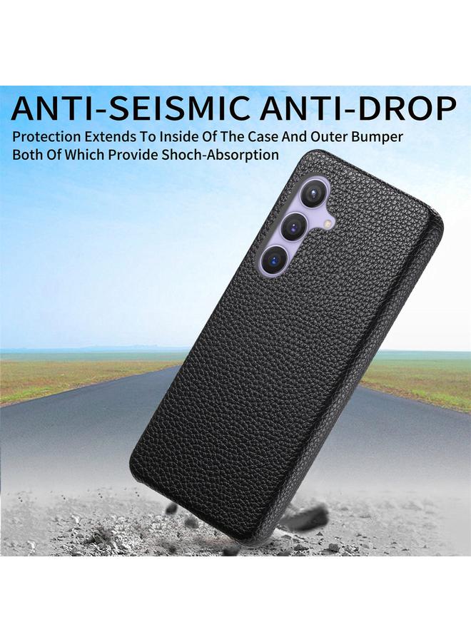 S-TOP Case For Samsung Galaxy S24 5G Litchi Oil Edge Leather Back Phone Case - Image 4