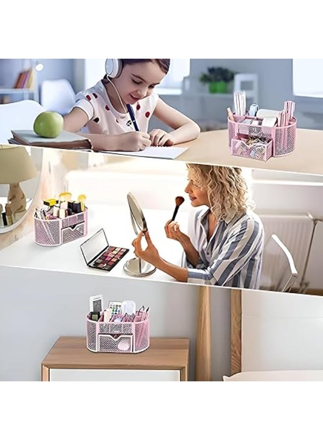 منظم مكتب متعدد الاستخدامات مع حجرات وأدراج متعددة - حل تخزين مكتبي متكامل للوازم المكتبية والمستندات والقرطاسية والملحقات - تصميم متين وموفر للمساحة للمنزل ومساحات العمل المهنية - Image 3