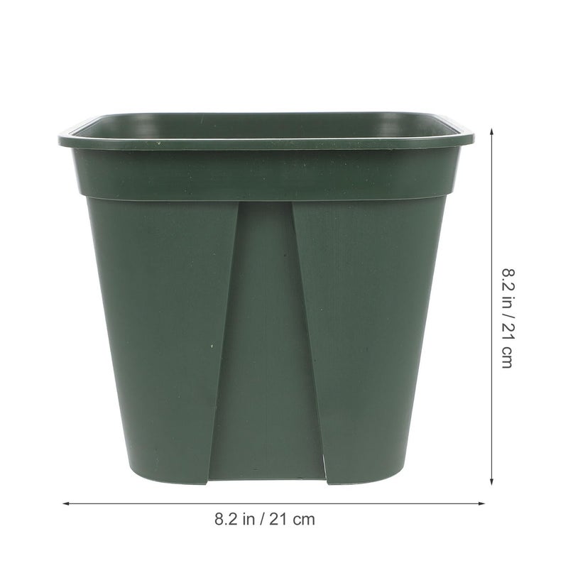 6Pcs Large Plastic Plant Pots with Drainage Holes for Indoor Outdoor Garden Plants - Image 3