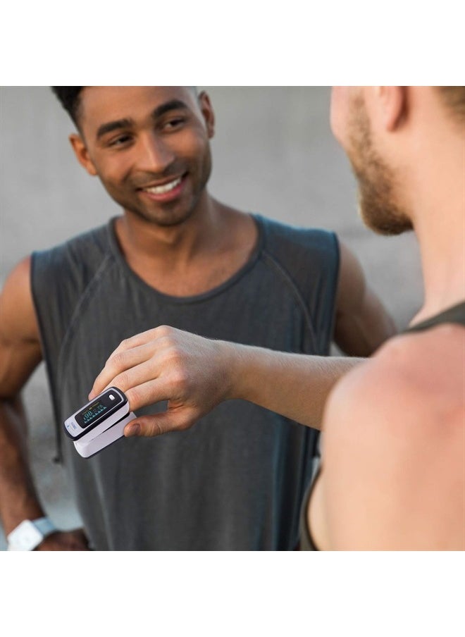 Innovo - Deluxe iP900AP Fingertip Pulse Oximeter with Plethysmograph and Perfusion Index (Off-White with Black) - Image 1